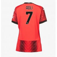 Dres AC Milan Yacine Adli #7 Domáci pre Ženy 2023-24 Krátky Rukáv